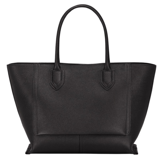 Longchamp MAILBOX Top handle tote large (Black Leather) - Picture 2 of 8